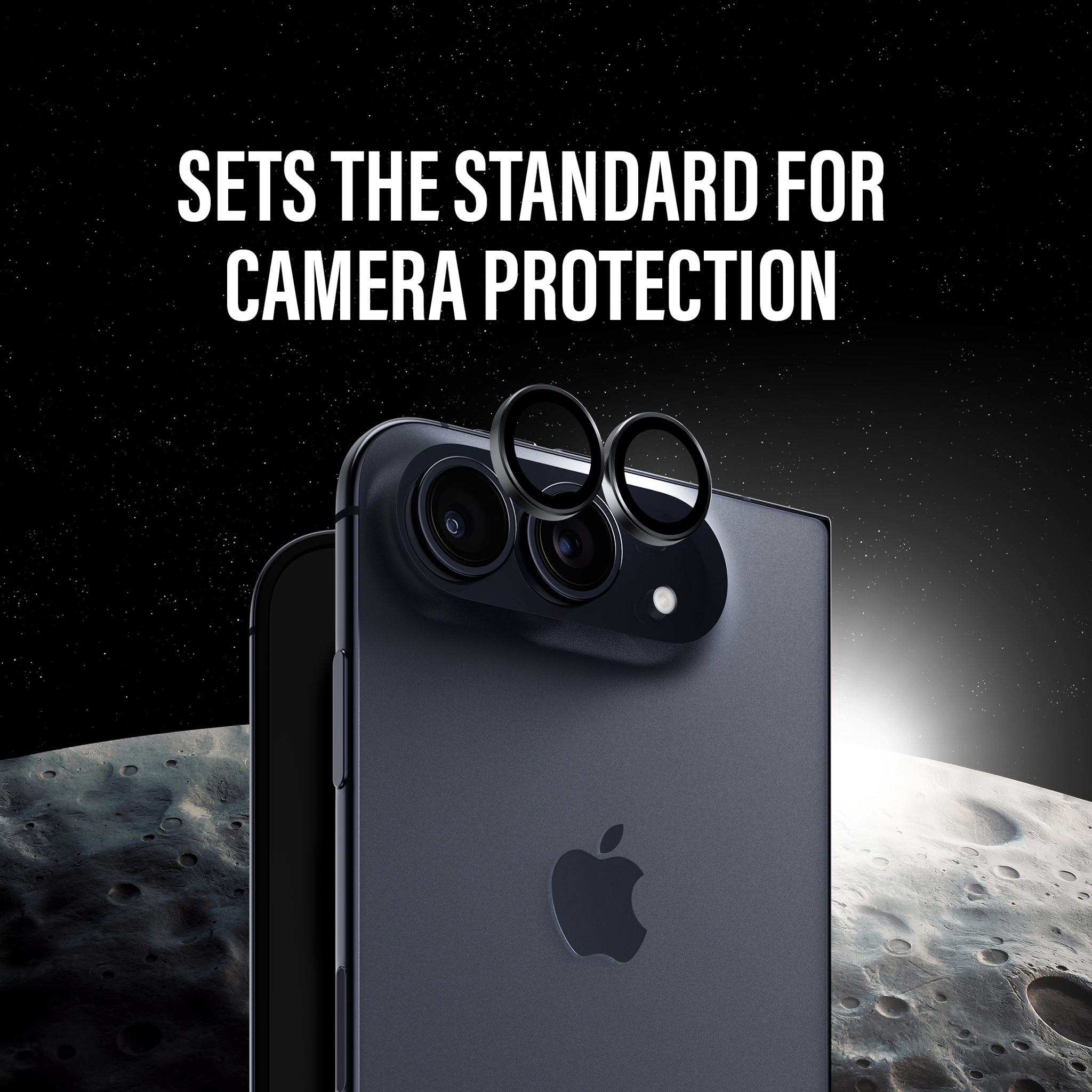 PanzerGlass® Hoops® Ceramic Kameralinsebeskytter iPhone Duo